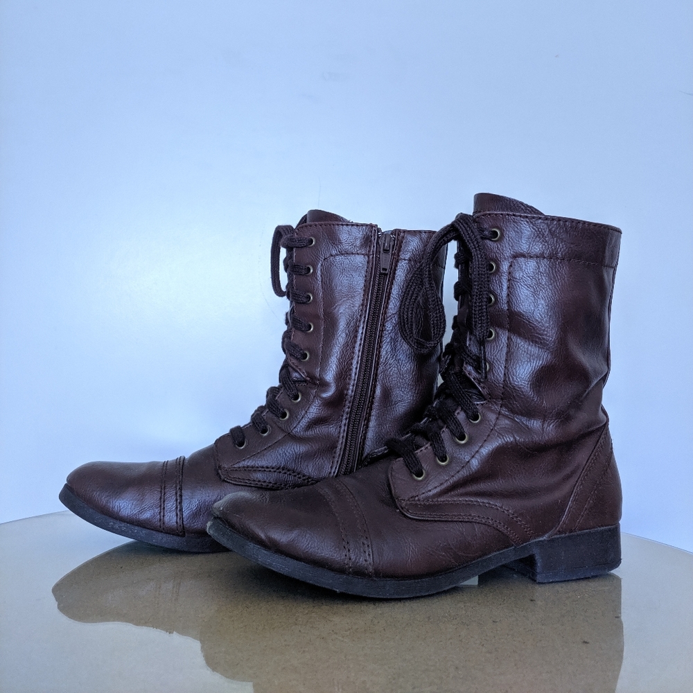 Sonoma | Brown Ankle Zip-Up Boots (7)